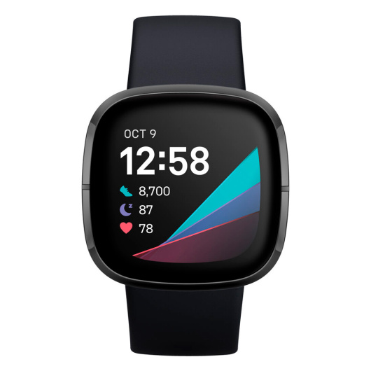 Умные часы Fitbit Sense, Карбон/Графит