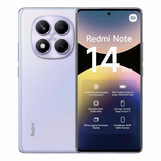 Xiaomi Redmi Note 14 Pro 4G Dual 8/256Gb Global Пурпурный