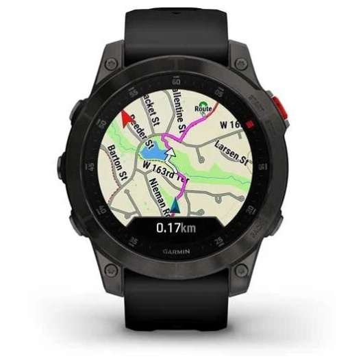 Умные часы GARMIN  Epix Gen 2 Sapphire титановый черный DLC