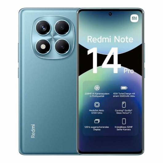 Xiaomi Redmi Note 14 Pro 4G Dual 8/256Gb Global Голубой